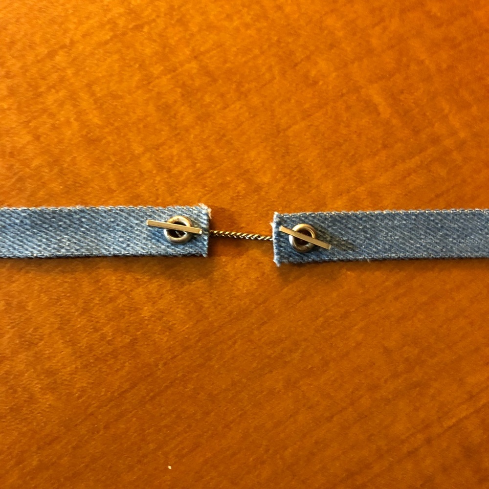 Denim Choker - Picture 2 of 2